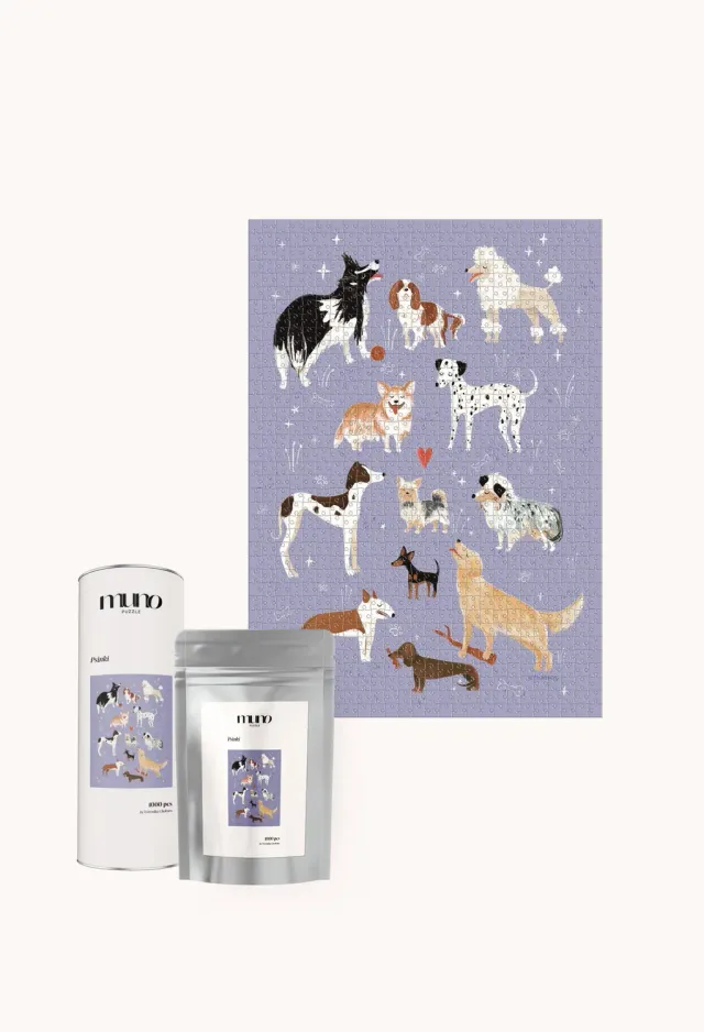 Muno Puzzle Psinki puzzle 1000 piese rase caini