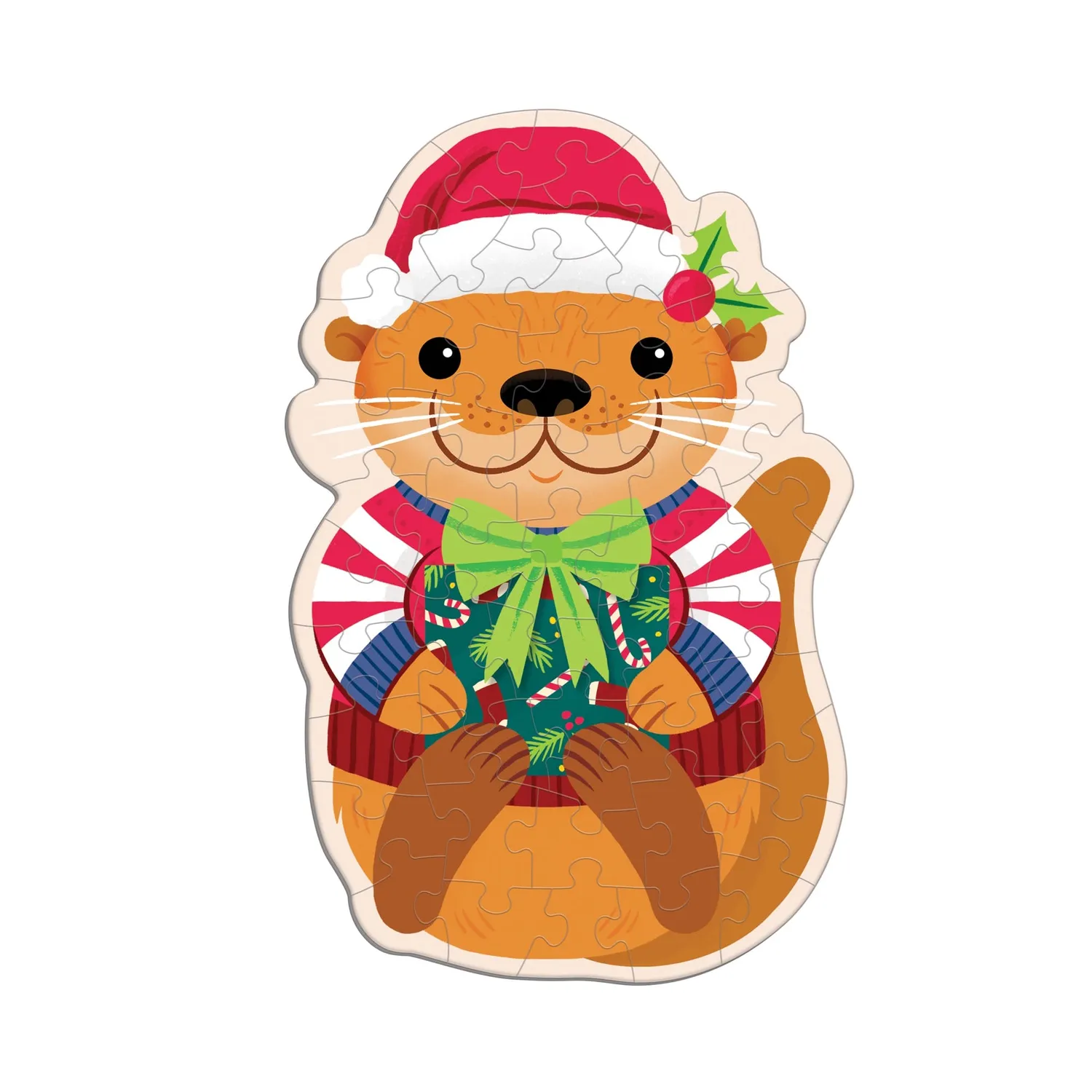 Mudpuppy Cinnamon Otter puzzle mini 48 piese scorțișoară