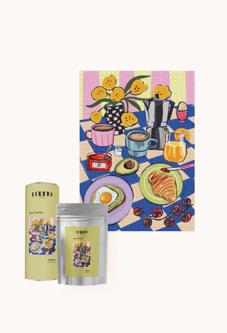 Muno Puzzle Slow Morning puzzle 1000 piese mic dejun