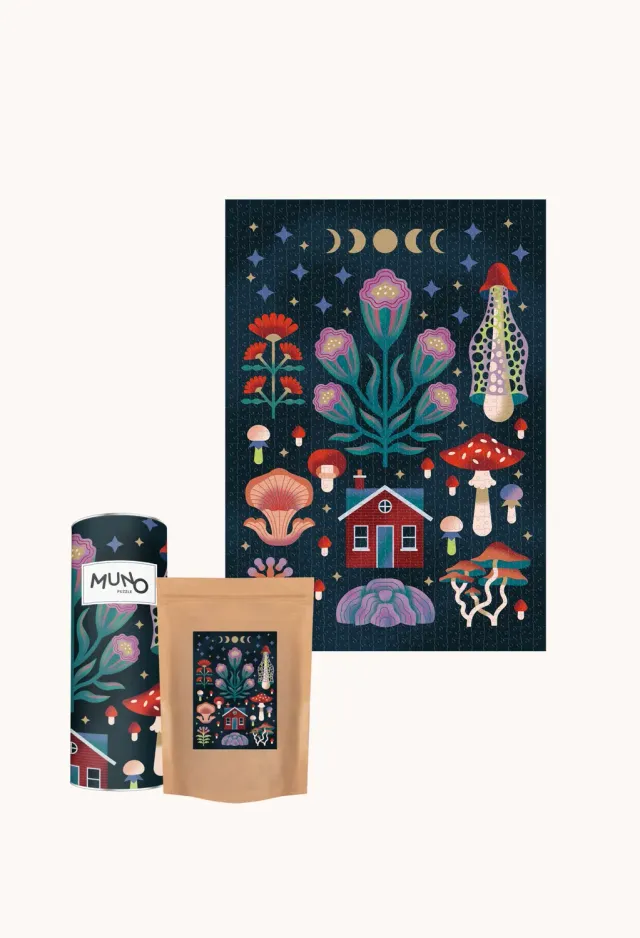 Muno Puzzle Grzybobranie puzzle 1000 piese padure