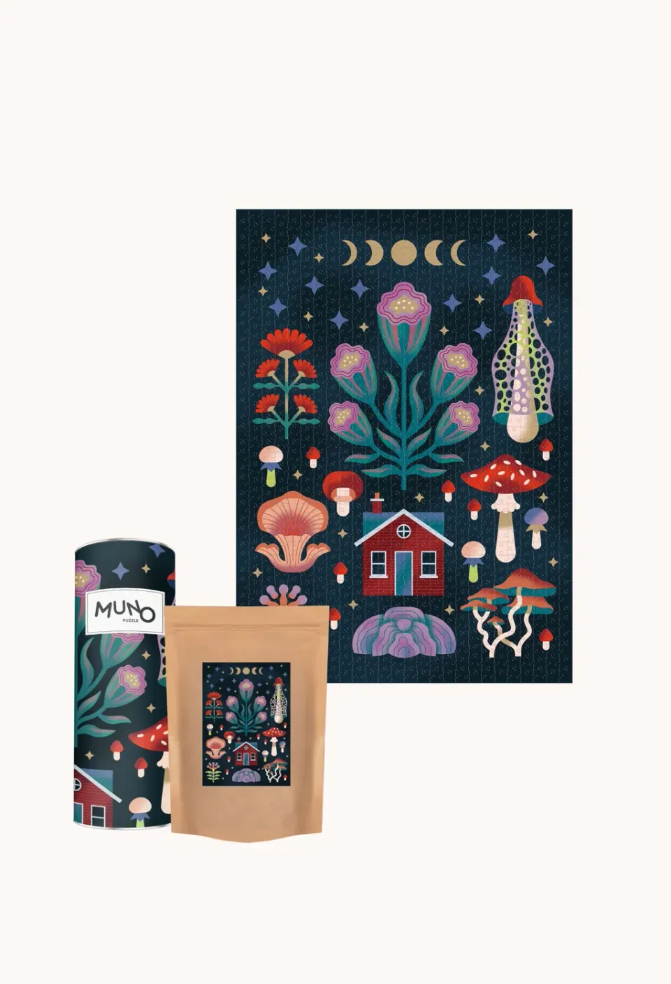 Muno Puzzle Grzybobranie puzzle 1000 piese padure