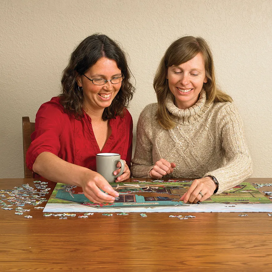 Cobble Hill The Happy Hen House puzzle 1000 piese gaini