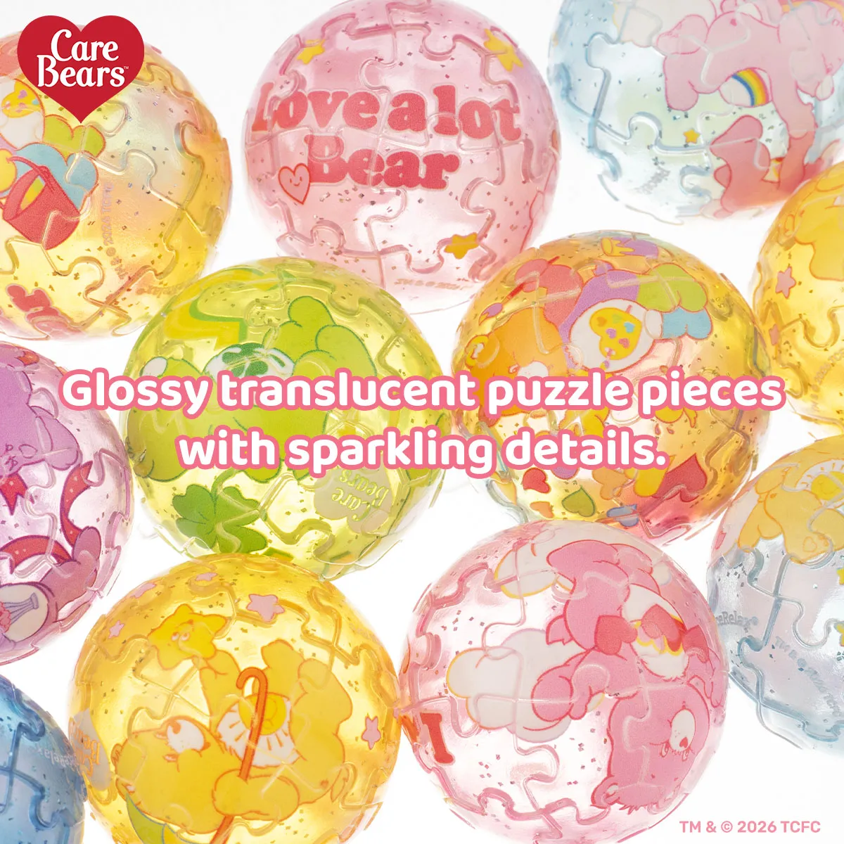 PieceRelax A6013 breloc puzzle Care Bears set 6 buc