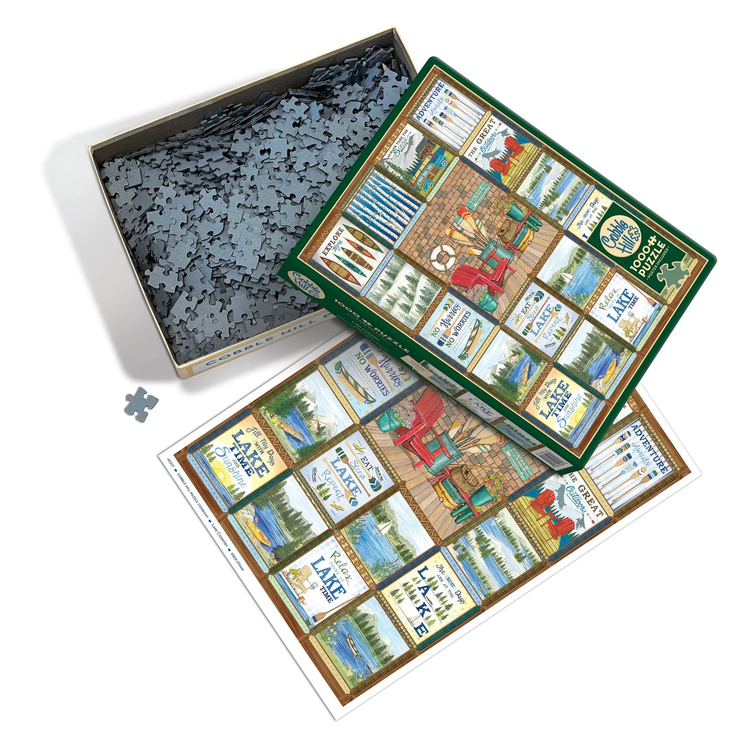 Cobble Hill Lake Country puzzle 1000 piese lac
