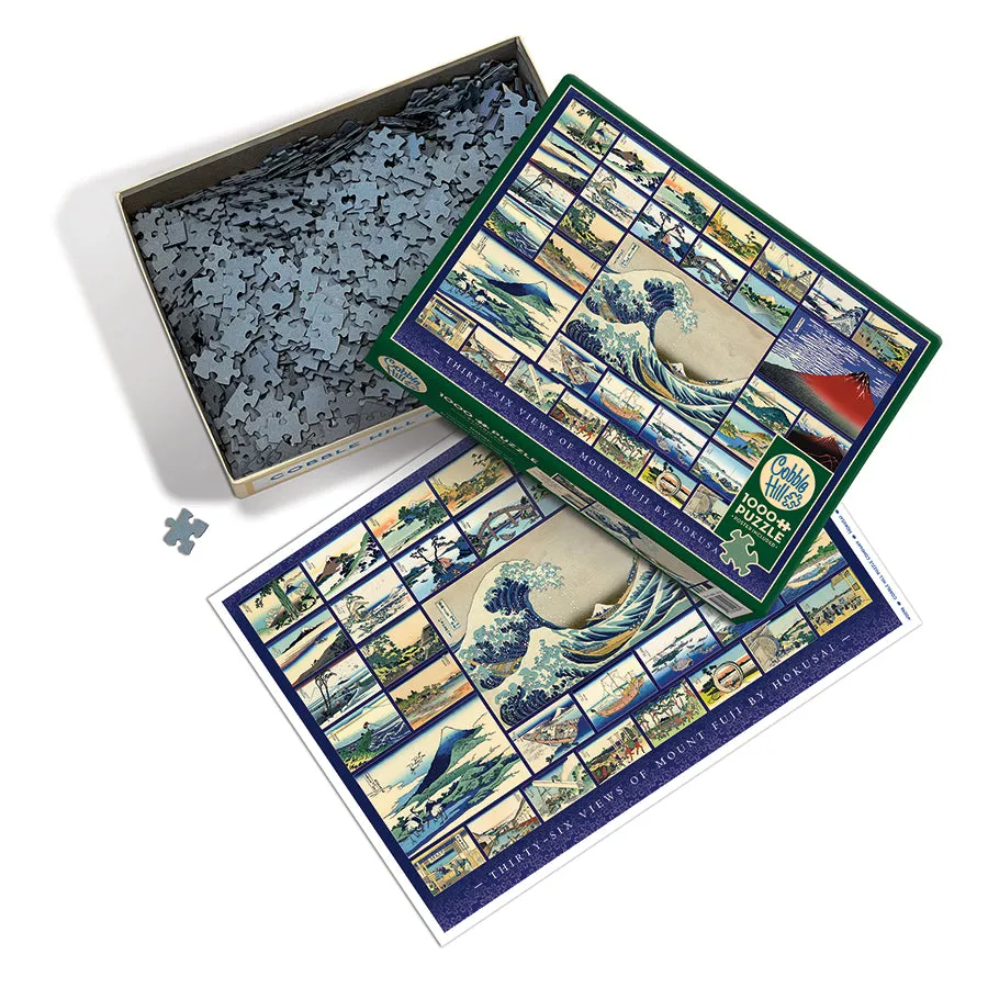 Cobble Hill Hokusai puzzle 1000 piese artă japoneză