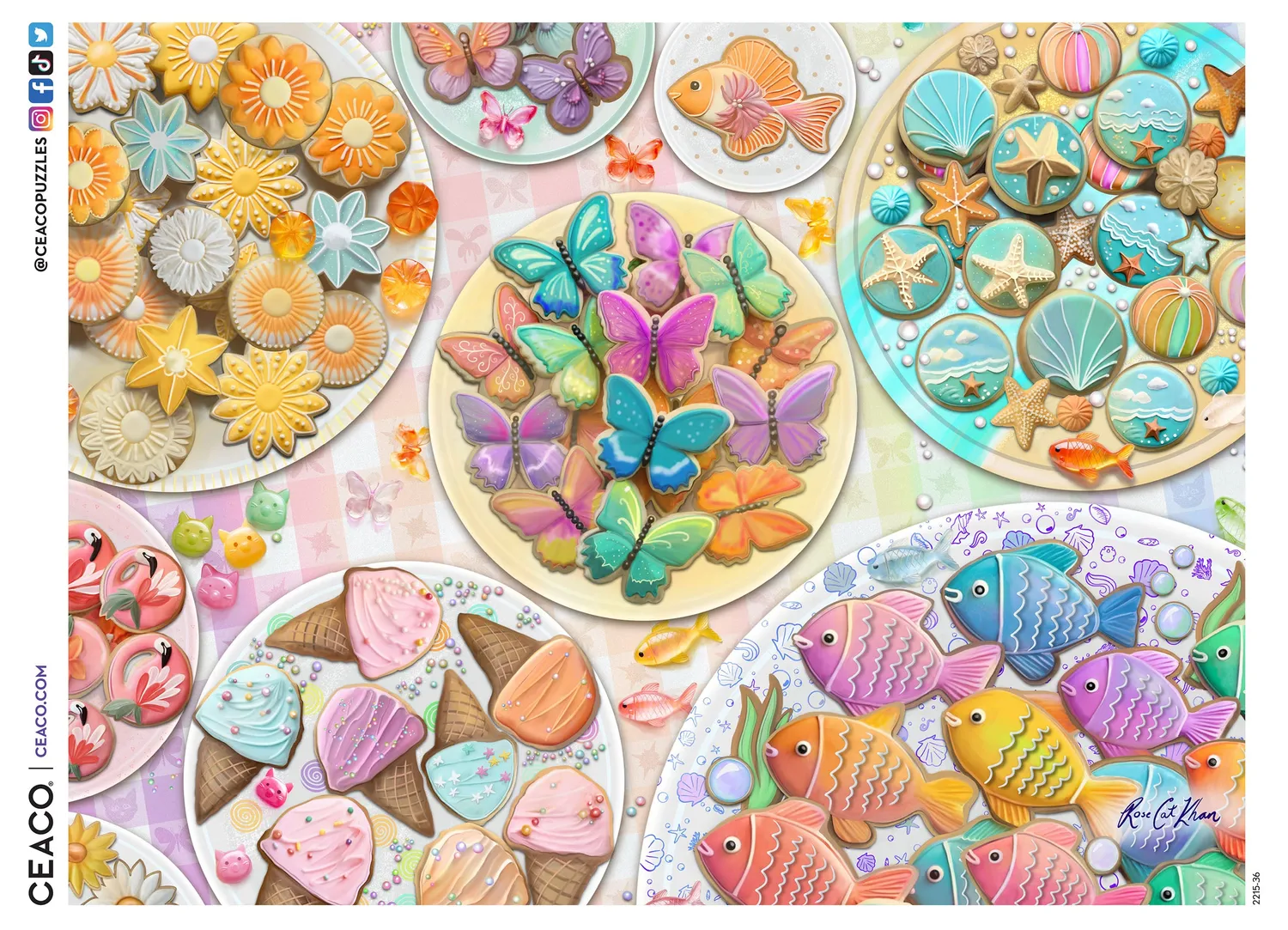 Ceaco Cookie Creations puzzle 300 piese dulciuri