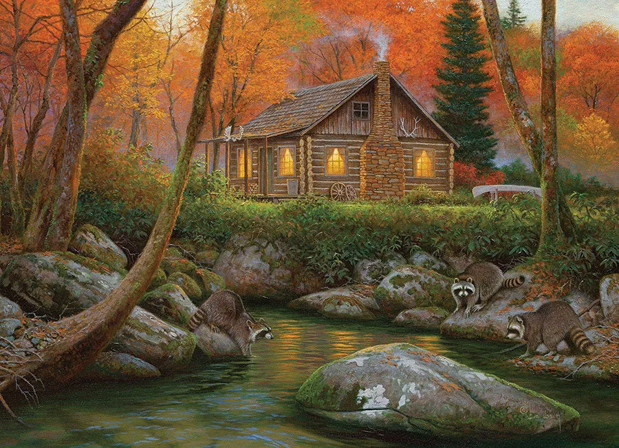 Cobble Hill Weekend Retreat puzzle 500 piese toamnă