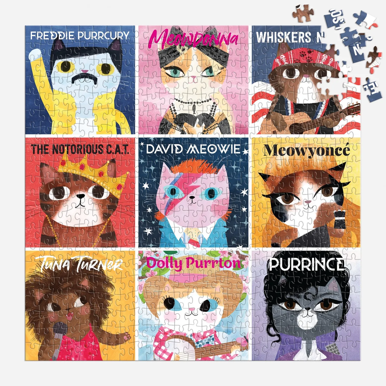 Mudpuppy Music Cats puzzle 500 piese pisici