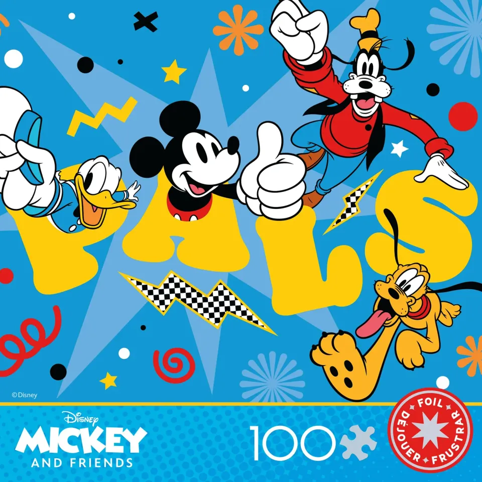 Ceaco Mickey and Pals puzzle 100 piese foil