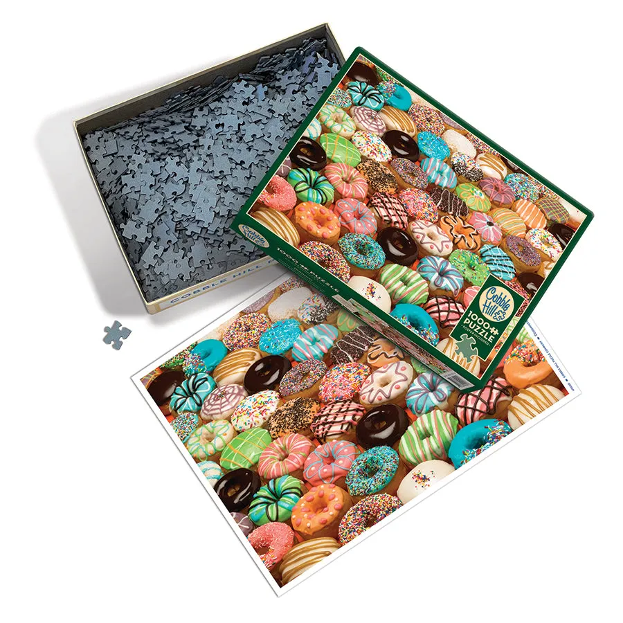 Cobble Hill Doughnuts puzzle 1000 piese gogosi