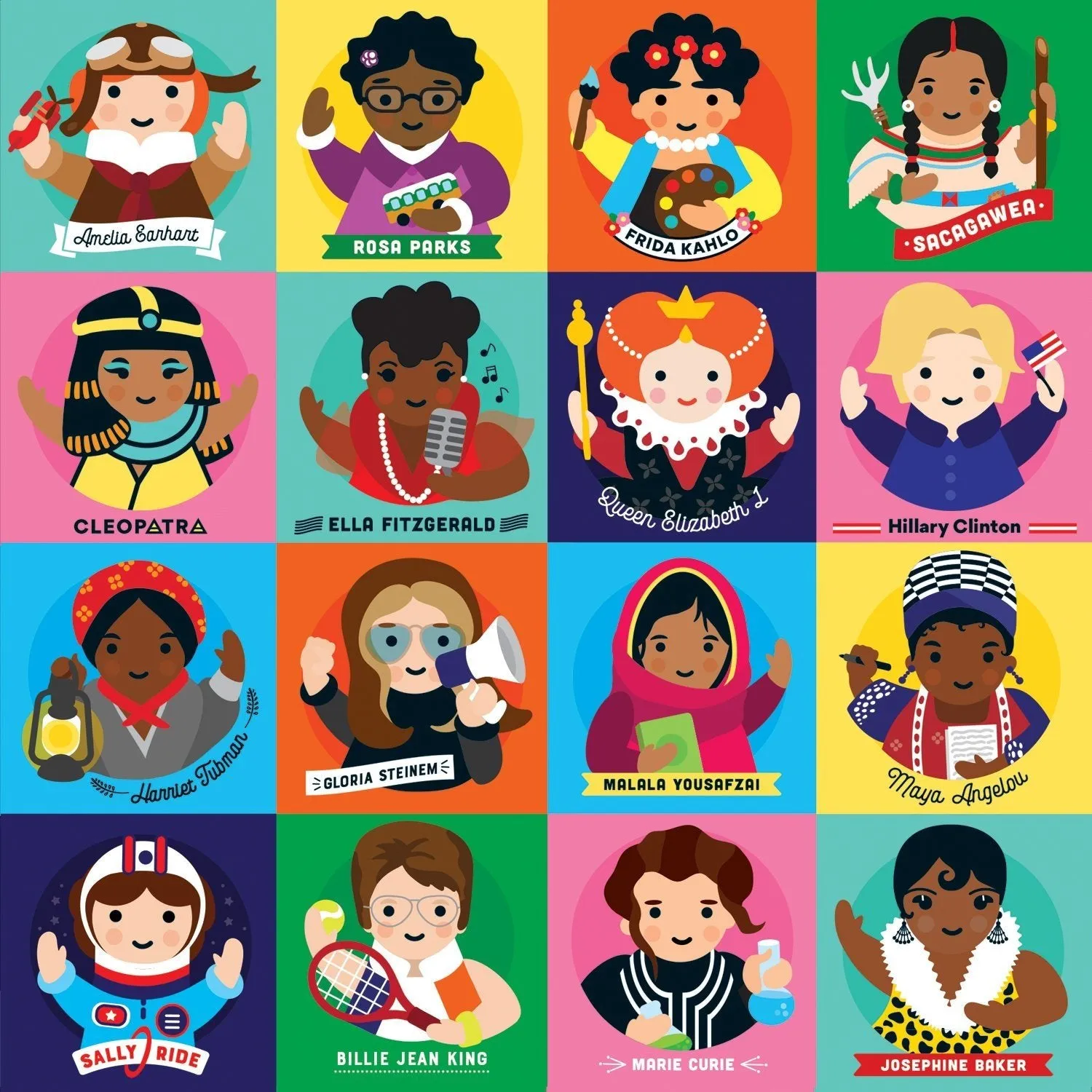 Mudpuppy Little Feminist puzzle 500 piese 51x51 cm