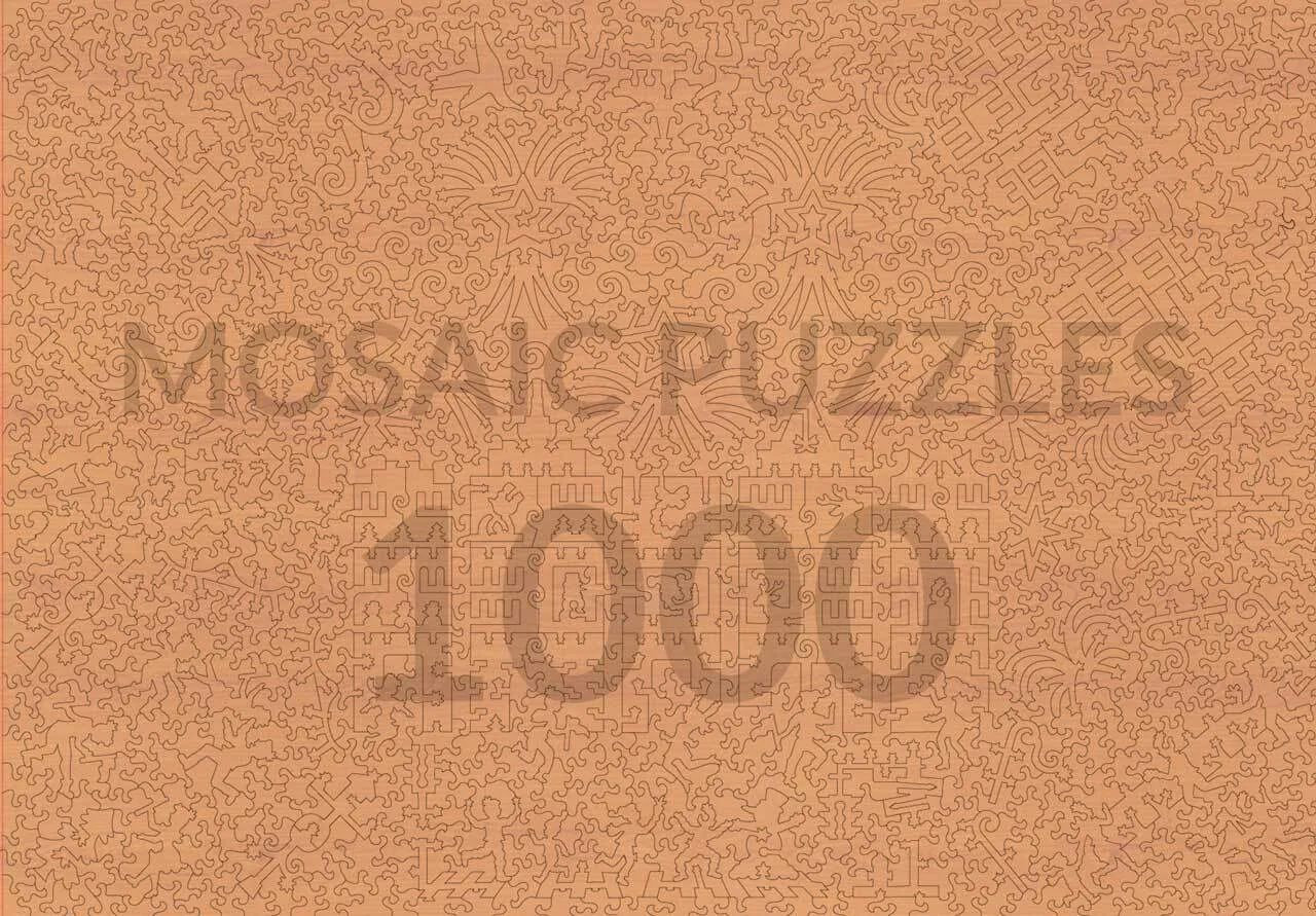 Mosaic Puzzles Balconies at Midnight puzzle lemn 50 piese lumini