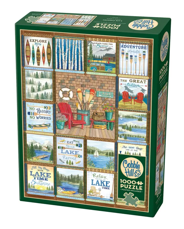 Cobble Hill Lake Country puzzle 1000 piese lac
