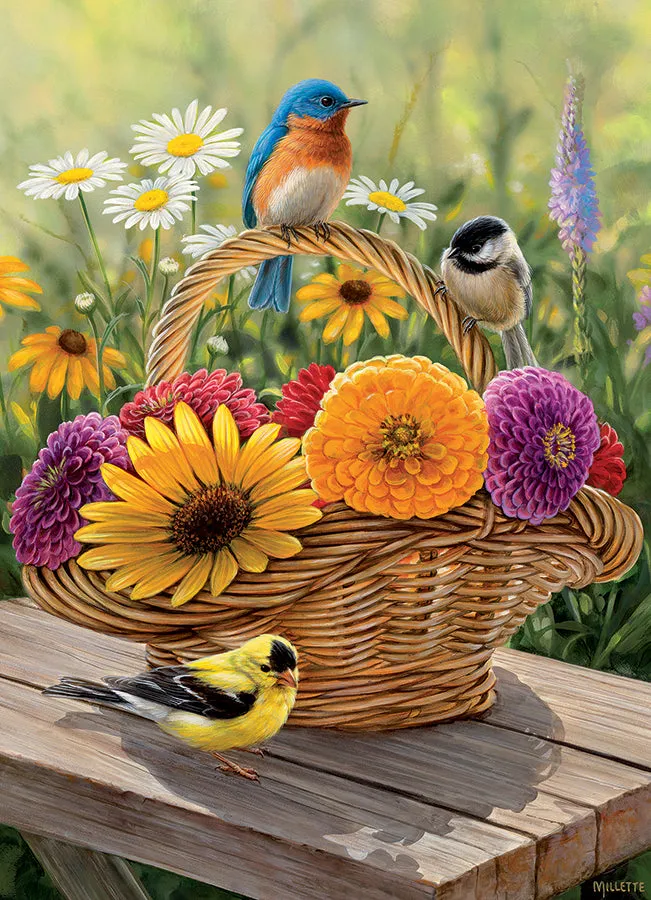 Cobble Hill Summer Bouquet puzzle 1000 piese flori