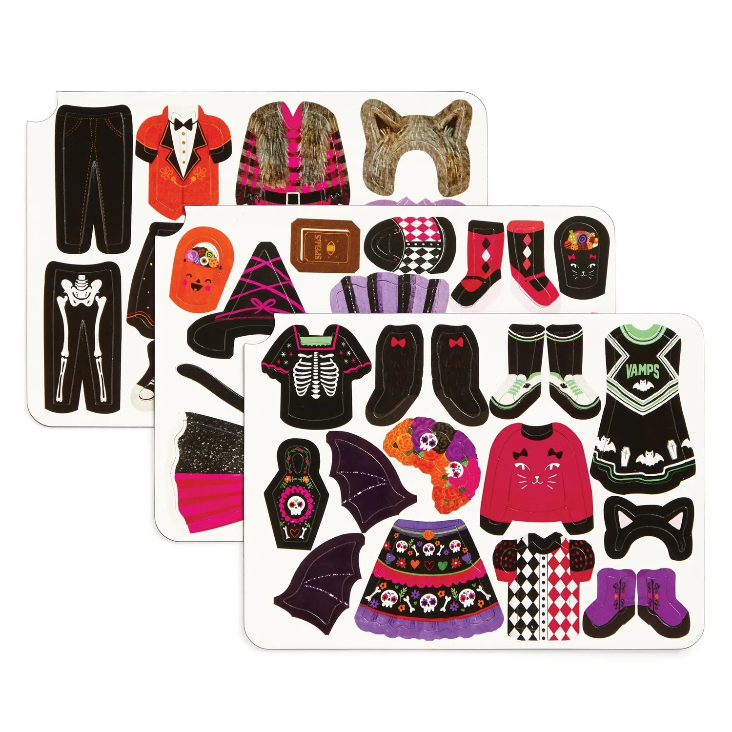 Mudpuppy Spooky Season set magnetic dress-up Halloween
