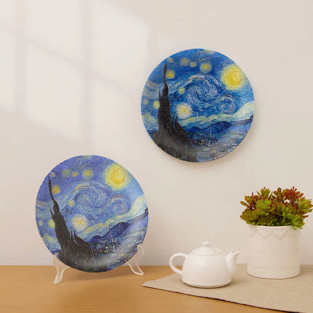 PieceRelax Starry Night PL1002 farfurie puzzle Van Gogh
