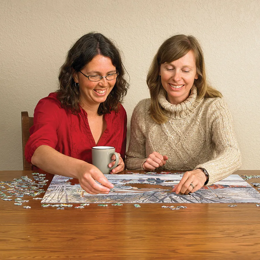 Cobble Hill Big Game Tomorrow puzzle 500 piese iarna