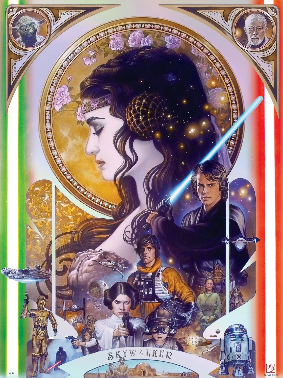 Ceaco Star Wars Skywalker puzzle 500 piese foil