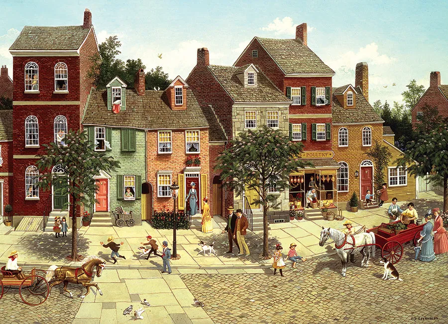 Cobble Hill The Curve in the Square puzzle 1000 piese oras