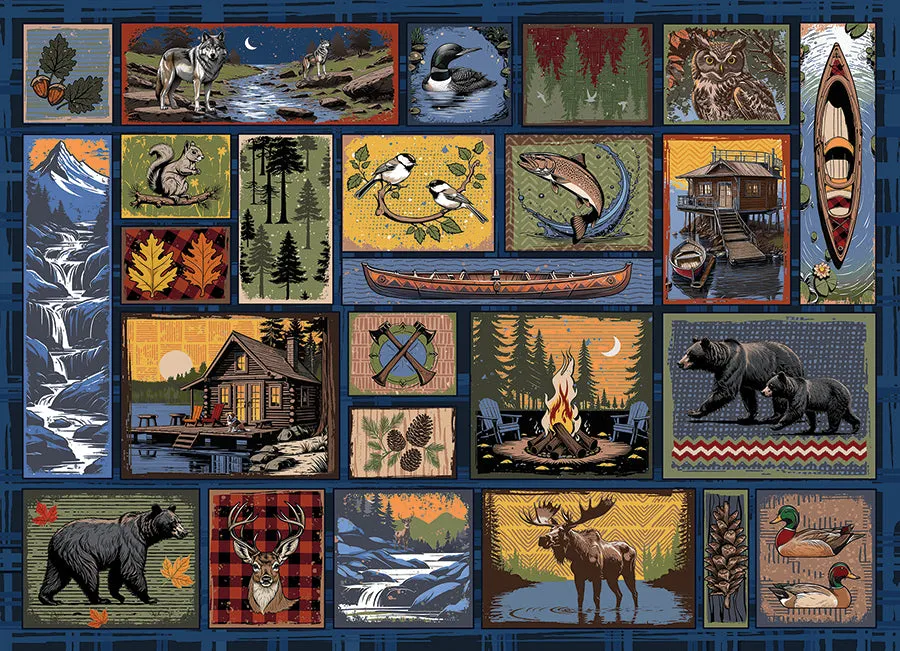 Cobble Hill Woodcraft puzzle 1000 piese natura