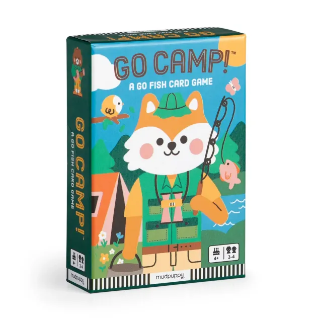 Mudpuppy Go Camp joc carti tabara perechi