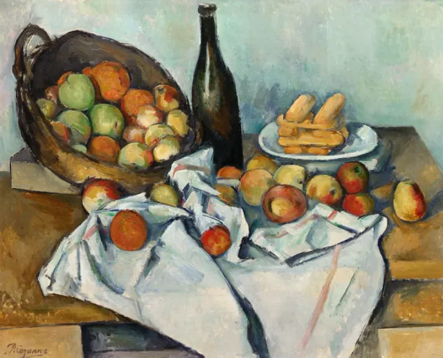 Mosaic Puzzles Basket Apples puzzle lemn 100 piese Cezanne