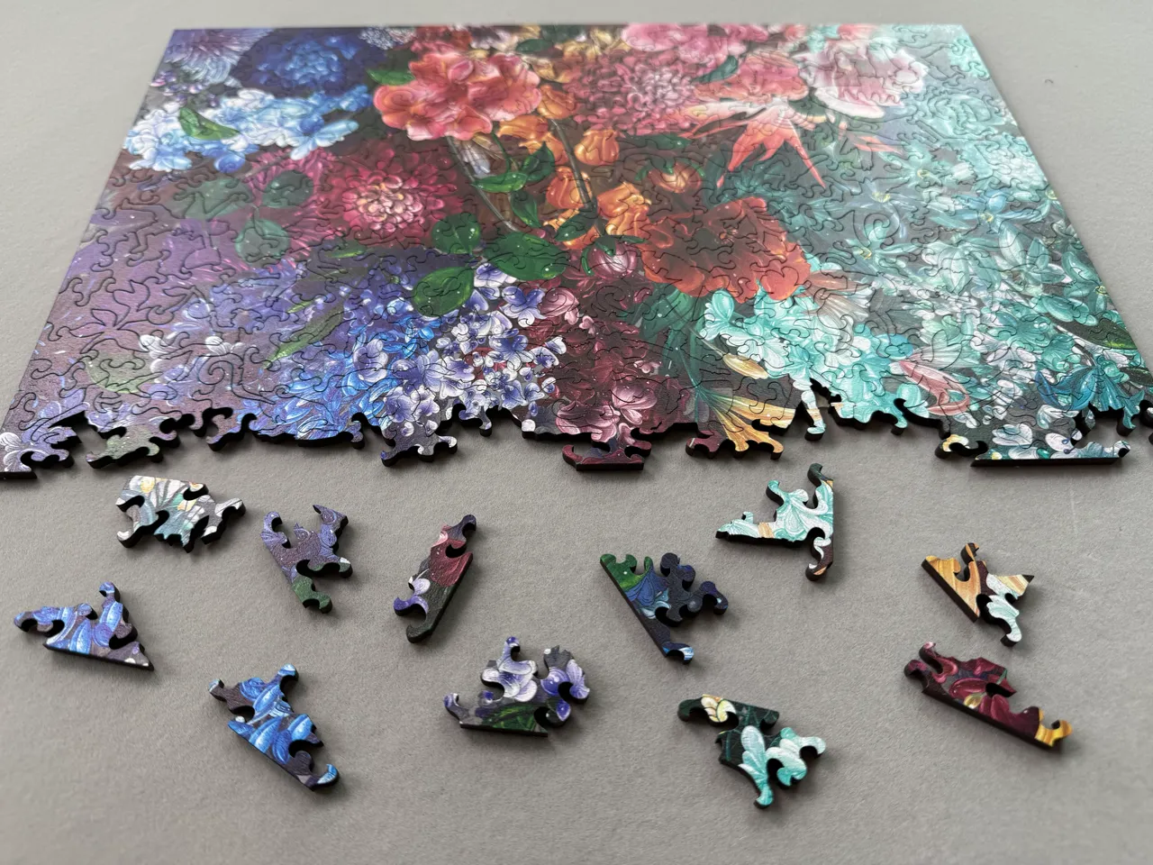 Mosaic Puzzles Sorting Boards plăci sortare 2 buc catifea