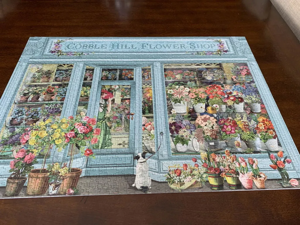 Cobble Hill Parisian Flowers puzzle 1000 piese florarie