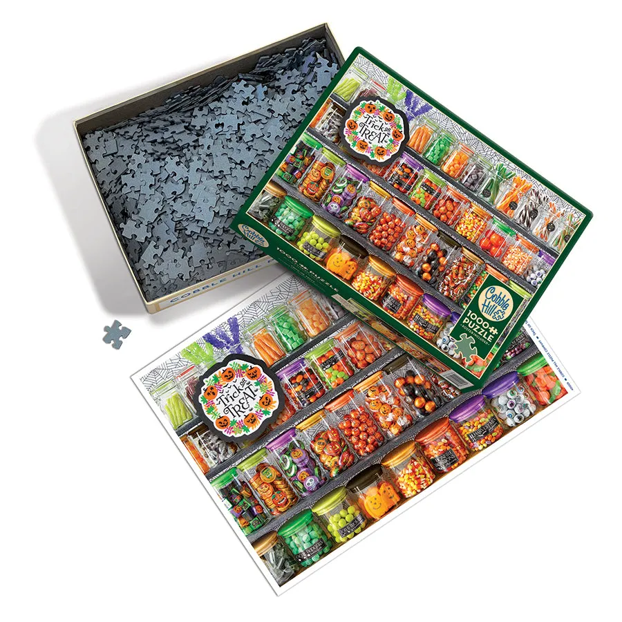 Cobble Hill Trick or Treat puzzle 1000 piese halloween