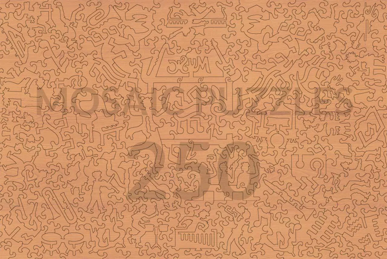 Mosaic Puzzles Symphony Instruments puzzle lemn 1000 piese muzica