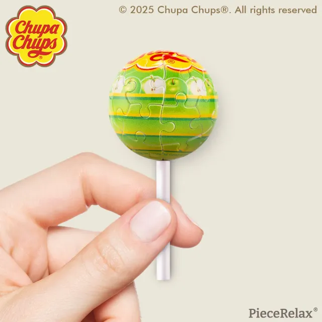 PieceRelax Chups A3894 puzzle breloc acadea măr verde