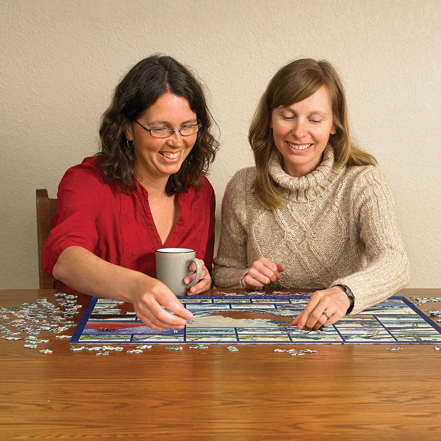 Cobble Hill Hokusai puzzle 1000 piese artă japoneză