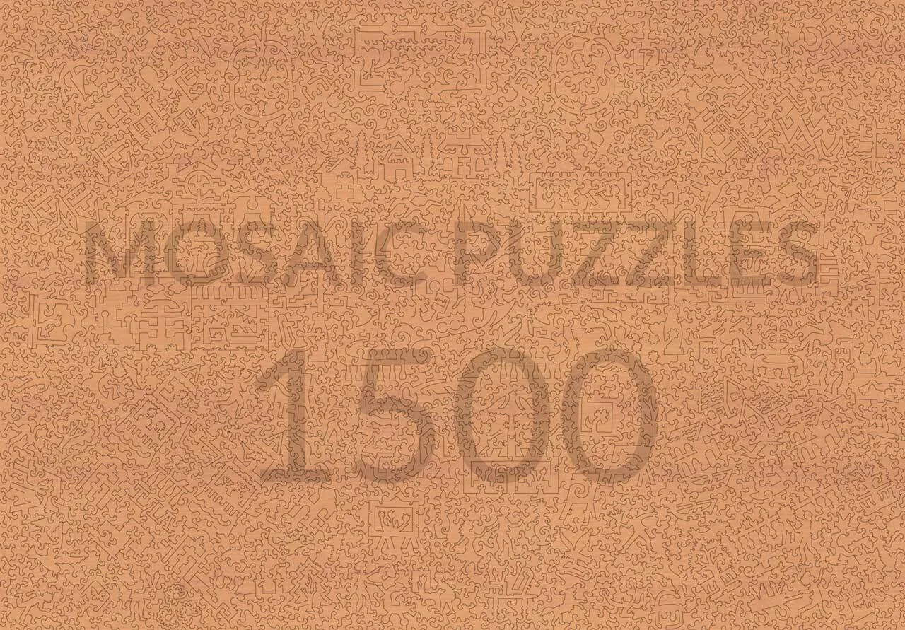 Mosaic Puzzles Paintings on the Pier puzzle lemn 500 piese colorat