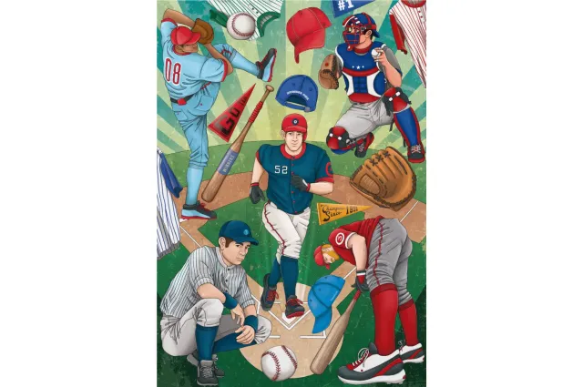 Mosaic Puzzles Baseball Fun puzzle lemn 500 piese sport