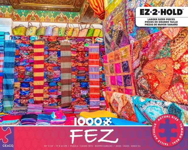 Ceaco EZ 2 Hold Fez puzzle 1000 piese mari Maroc