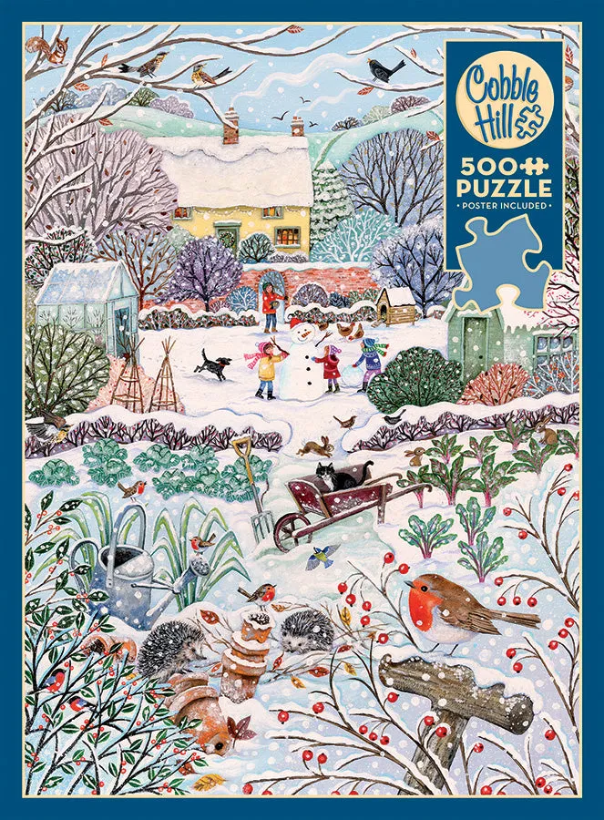 Cobble Hill Winter Holidays puzzle 500 piese iarna