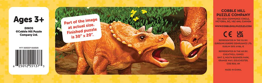Cobble Hill Dinos puzzle podea 35 piese dinozauri