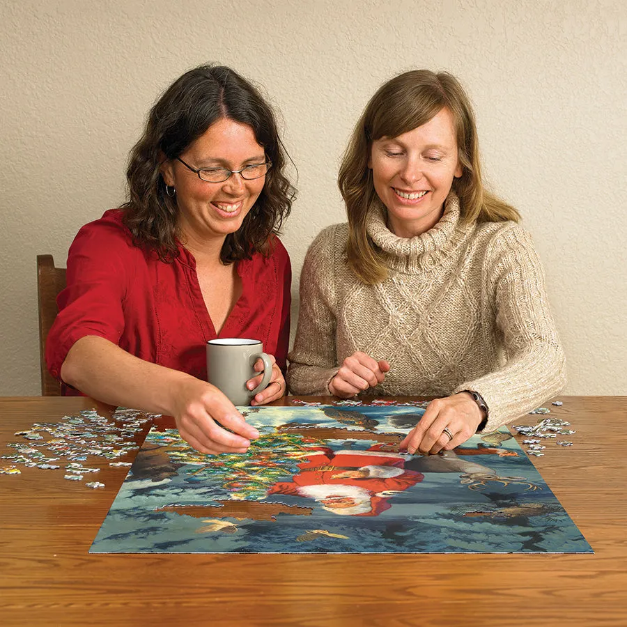 Cobble Hill Santa's Tree puzzle 1000 piese Crăciun