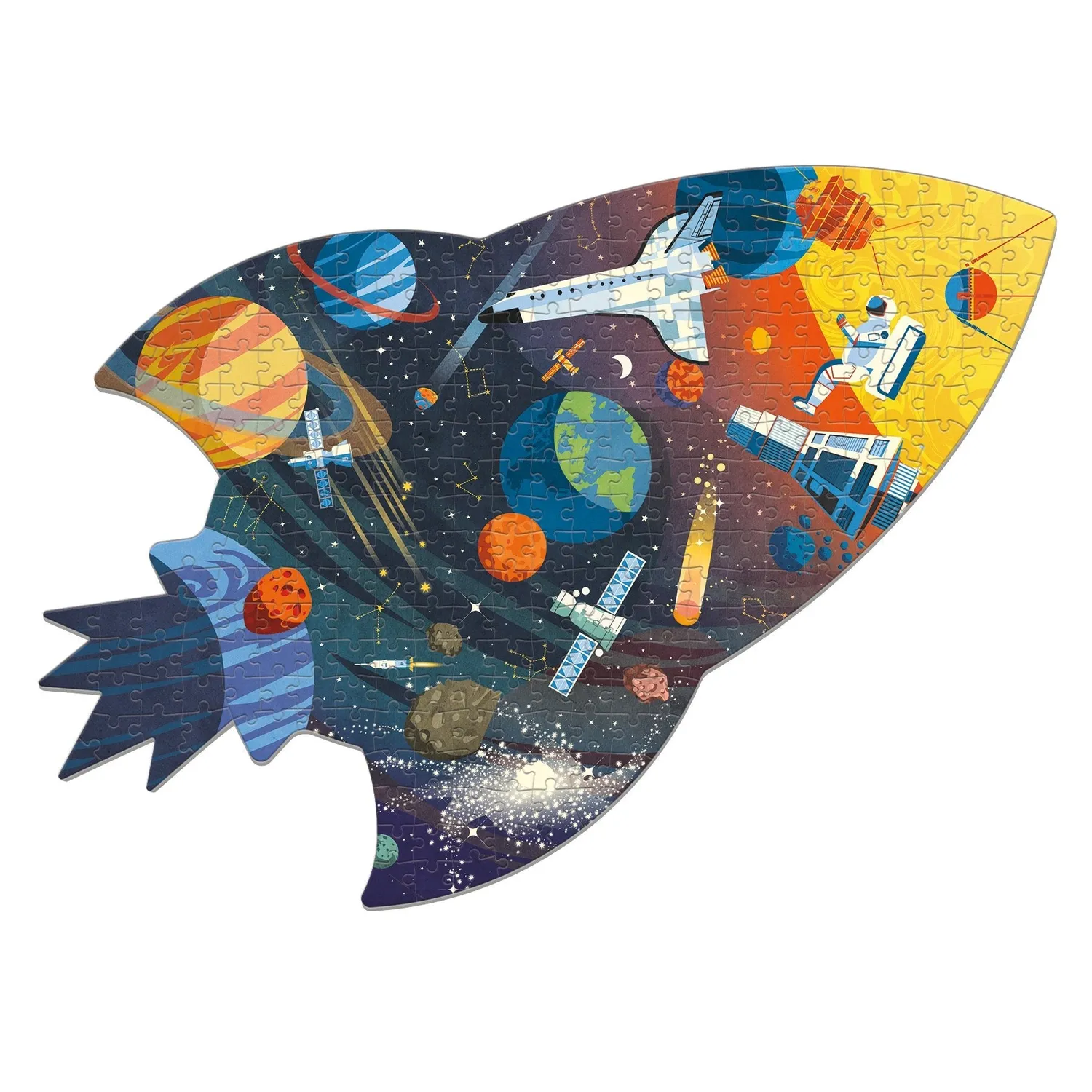Mudpuppy Outer Space puzzle contur 300 piese nava