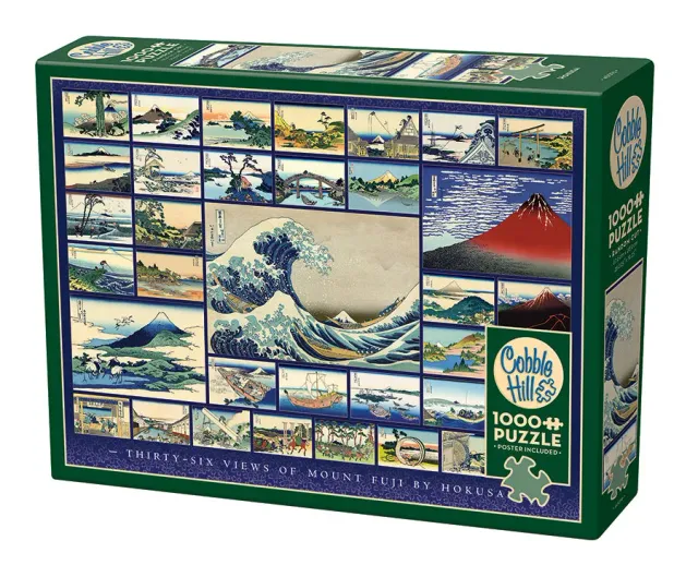 Cobble Hill Hokusai puzzle 1000 piese artă japoneză