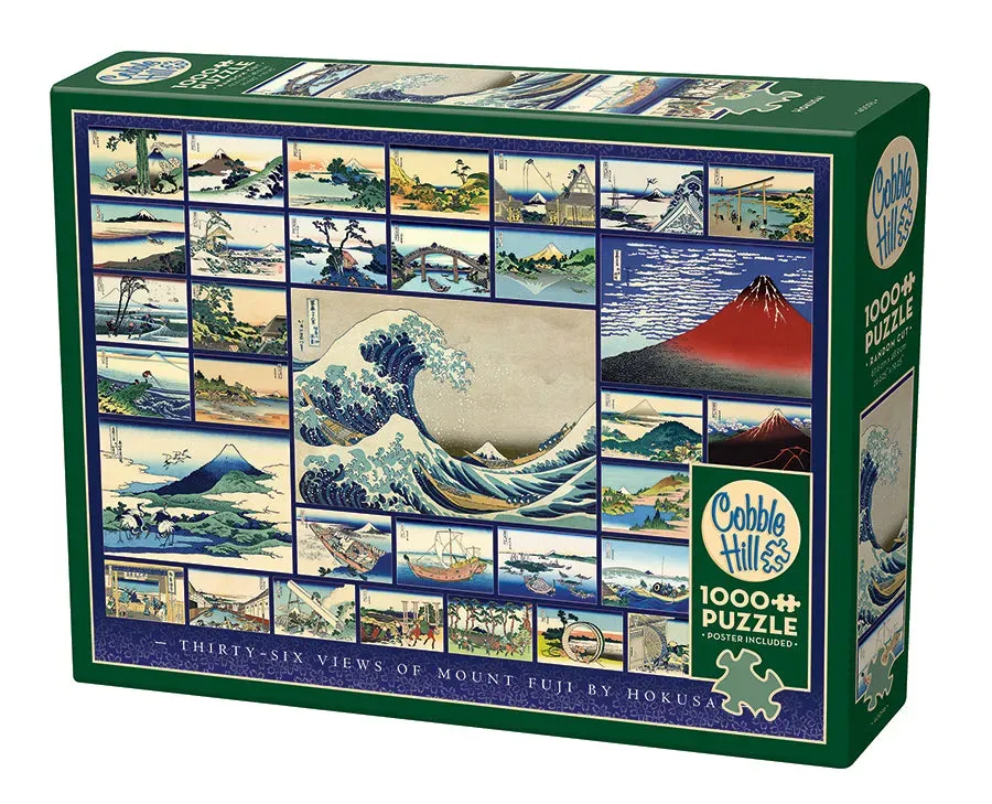 Cobble Hill Hokusai puzzle 1000 piese artă japoneză