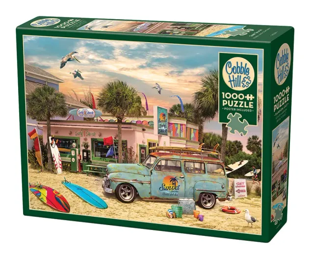 Cobble Hill Surf Shack puzzle 1000 piese plaja