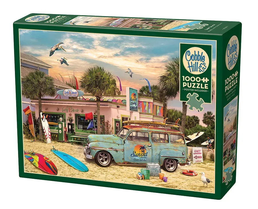 Cobble Hill Surf Shack puzzle 1000 piese plaja
