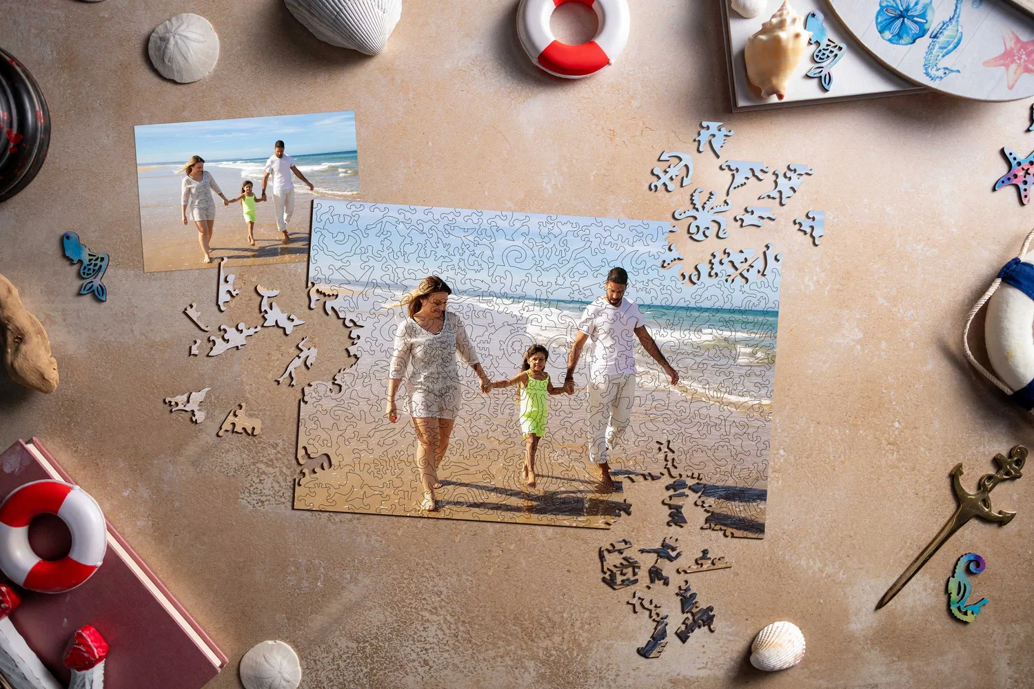 Mosaic Puzzles Custom Puzzle puzzle lemn 500 piese personalizat