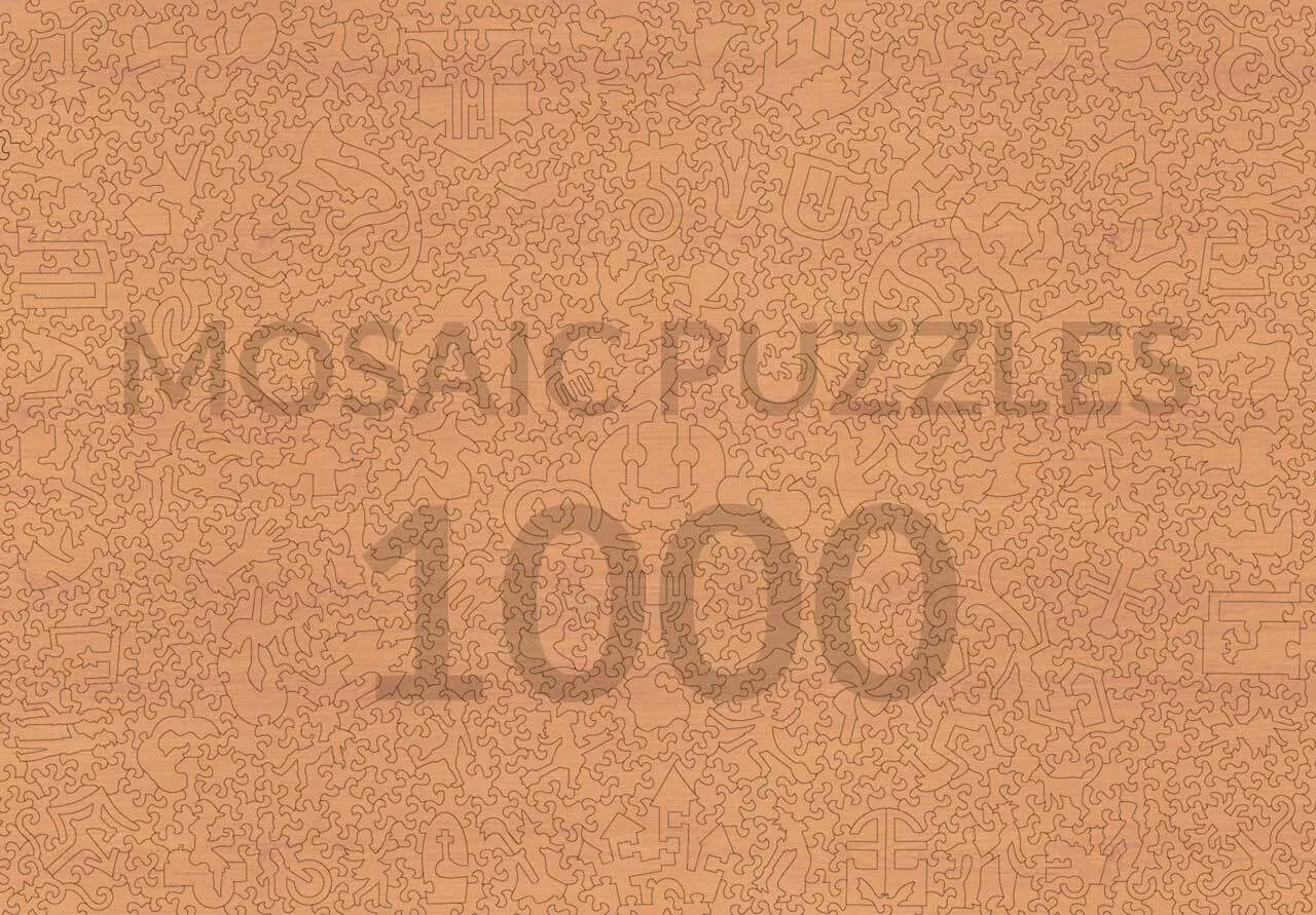 Mosaic Puzzles Spooky Pumpkin puzzle lemn 250 piese halloween