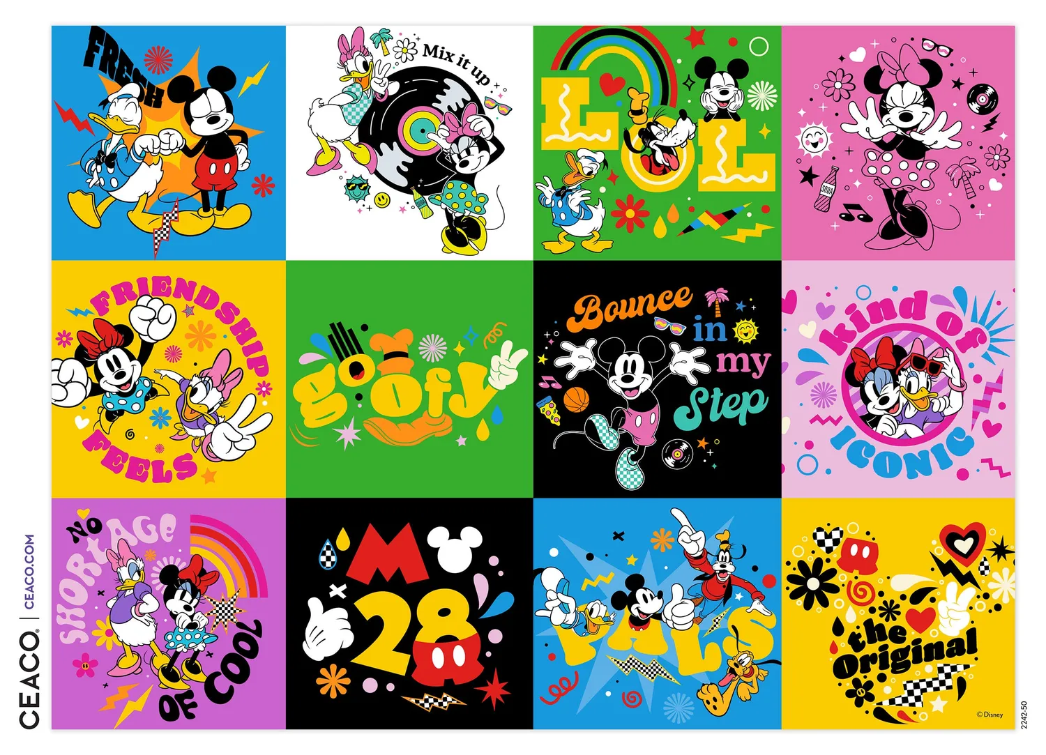 Ceaco Mickey Positive Pop Collage puzzle 200 piese