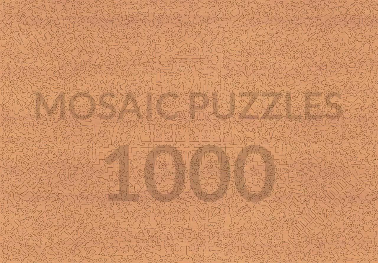 Mosaic Puzzles LuWanna Bouquet puzzle lemn 500 piese floral