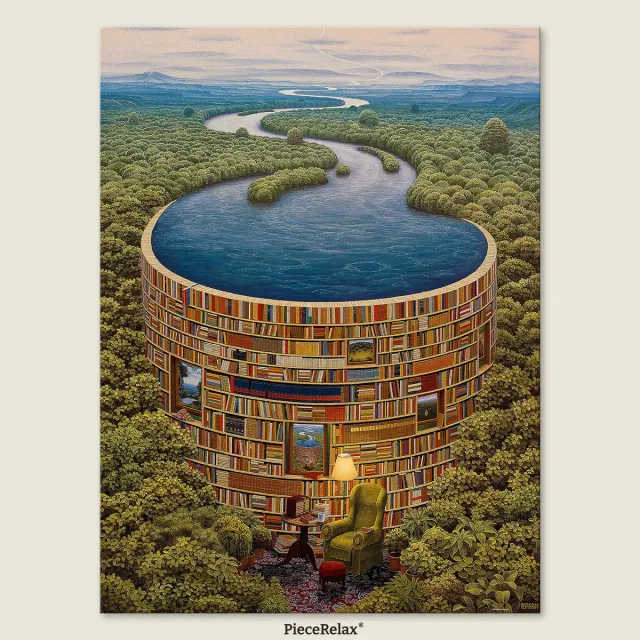 PieceRelax PieceClicks U1202 puzzle 4000 piese Bibliodame