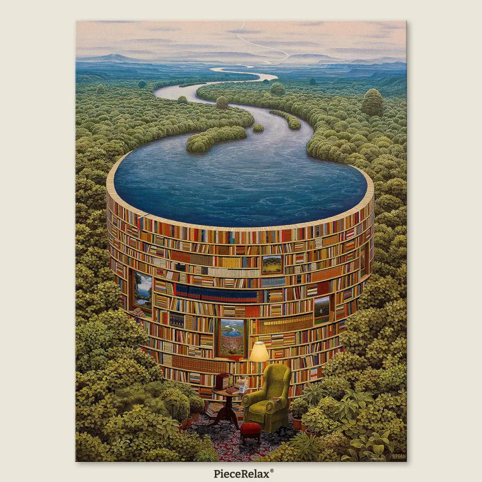 PieceRelax PieceClicks U1202 puzzle 4000 piese Bibliodame