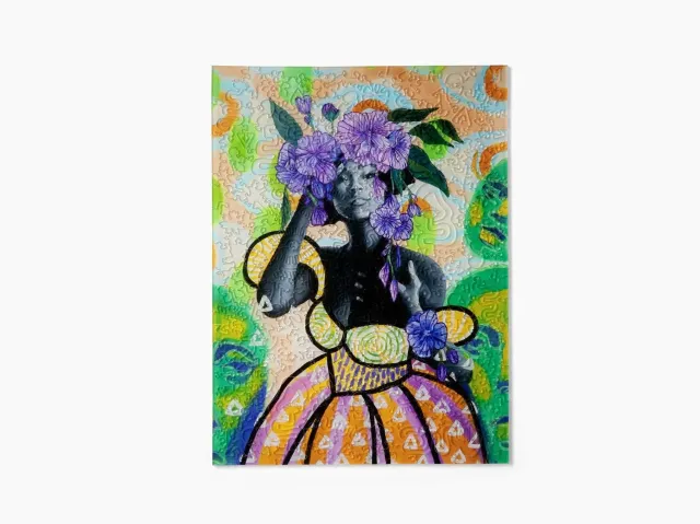 Eklektik Pieces Flora puzzle 275 piese floral verde
